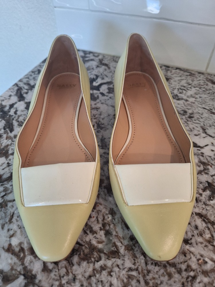 Bally Leather Ballet Flats Size 9.5 US