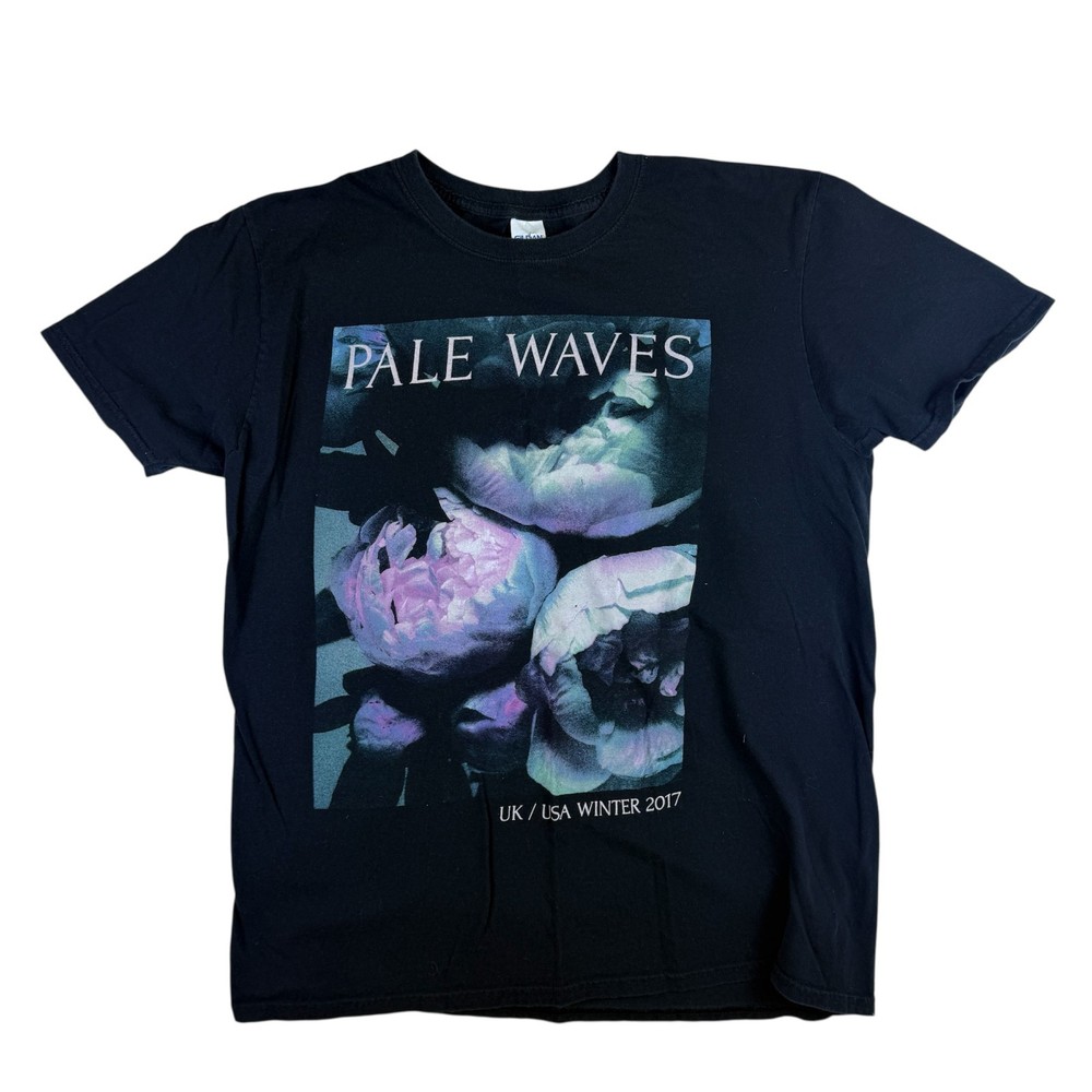 Pale Waves Band Graphic T-Shirt Black Indie Rock Tour Tee (Large, 2010s)