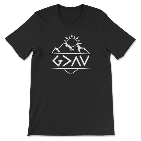 God is greater than the highs and the lows Christian t-shirt