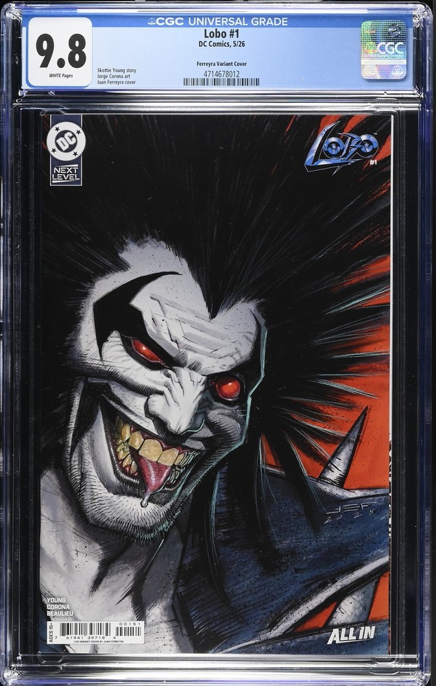Lobo 1 CGC 9.8 Ferreyra 1:25 Incentive Variant Cover