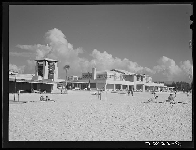 Photo:Sarasota Florida Lido Beach Casino 1941 Beachfront Building