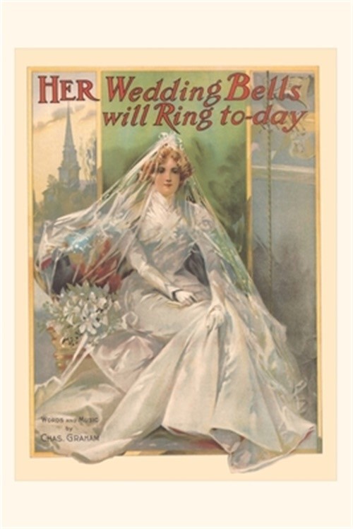 Vintage Journal Wedding Bells, Bride (Paperback or Softback)