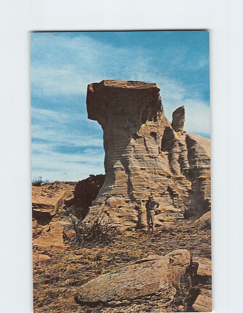 Postcard Nature's Pulpit Cedar Canyon North Dakota USA