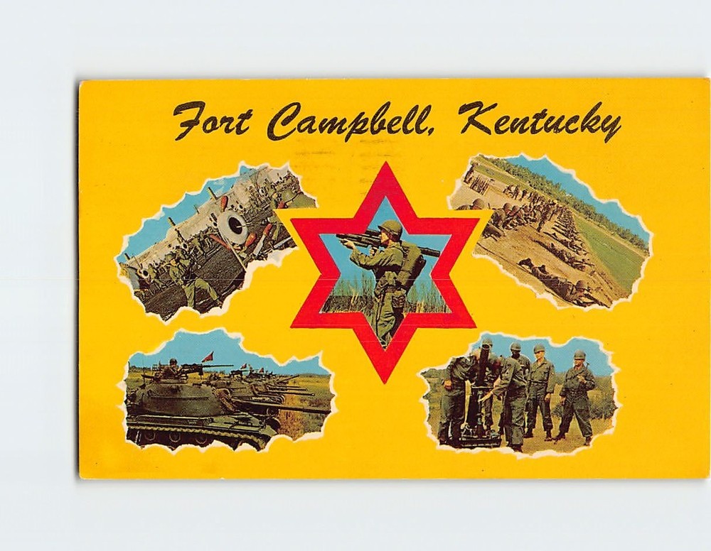 Postcard Training at Fort Campbell Kentucky USA