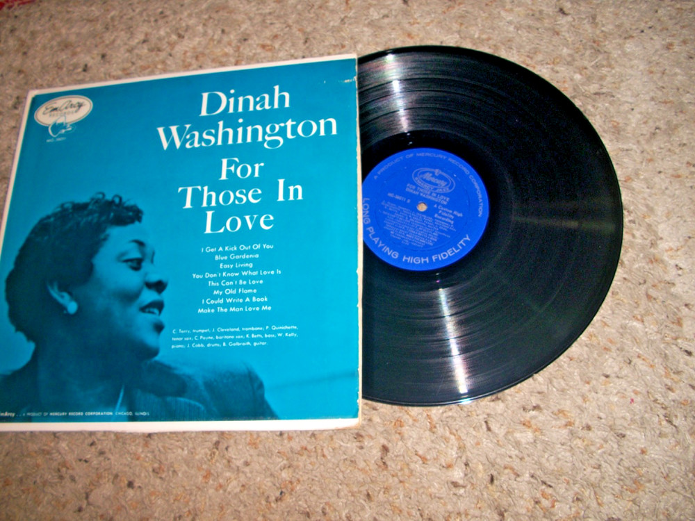 Dinah Washington LP-For Those In Love-1955-Emarcy-EX+