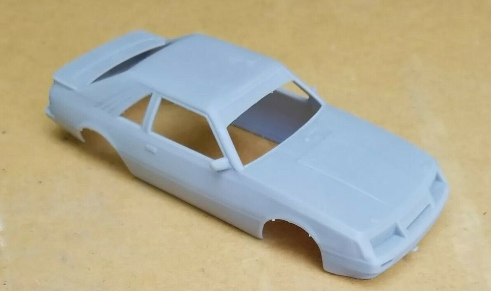 1/24 Scale 1985-86 Ford Mustang GT Body in ABS-Like Resin for 3D Printing-image