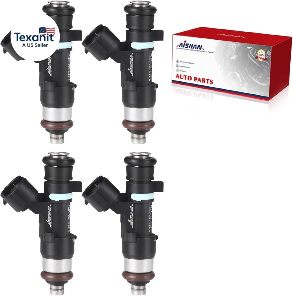 Fuel Injectors 10 Holes 4PCS 0280158130 Compatible with Nissan for Altima 2007-2