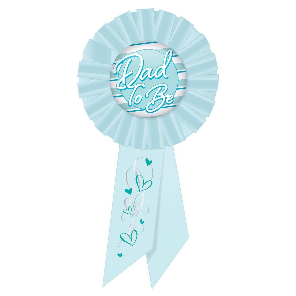 Beistle Dad To Be Rosette - Blue - Baby Shower | Party Supply | Decoration