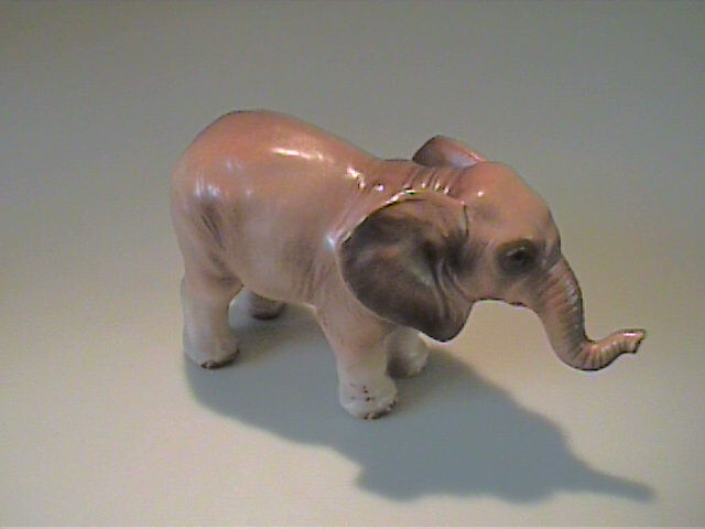 VINTAGE 1960'S CERAMIC JOSEF ORIGINALS BROWN ELEPHANT - JAPAN