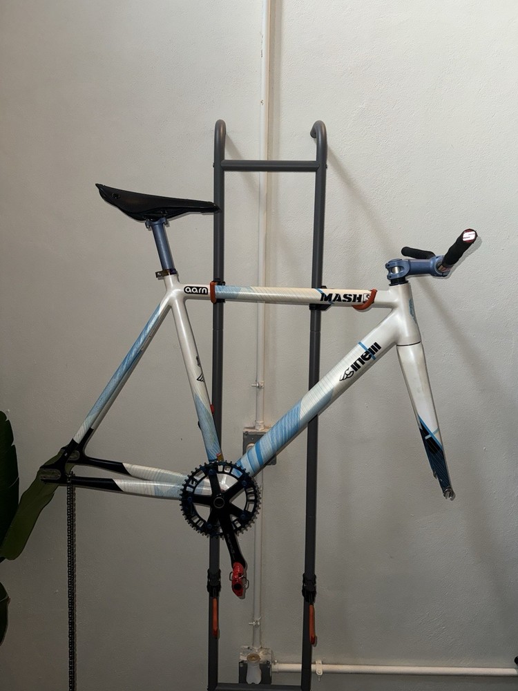 56cm Cinelli Mash cyanotype with Parts
