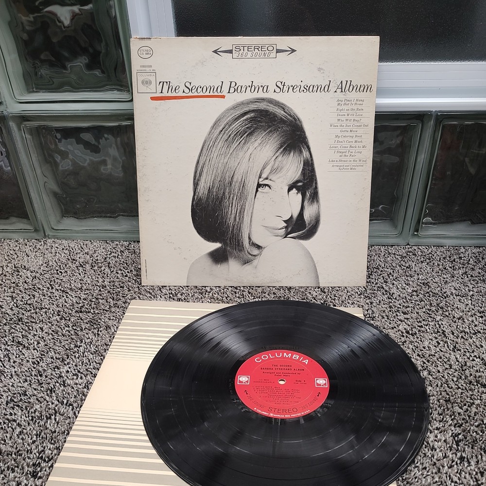 Barbra Streisand - The Second Album - 1963 LP Columbia Stereo vintage record