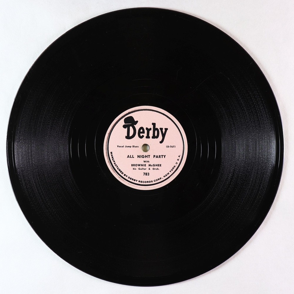 R&B Jump Blues 78 - Brownie McGhee - All Night Party - Derby