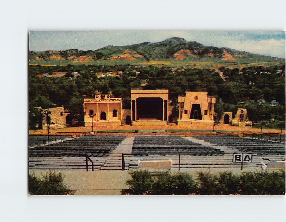 Postcard Black Hills Passion Play Amphitheater Spearfish South Dakota USA