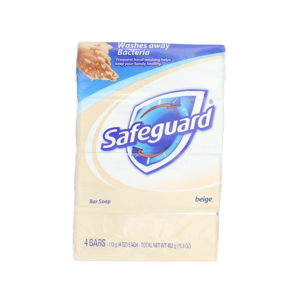 6-Pack Safeguard Antibacterial Deodorant Bar Soap Beige 4 oz 4 Ct
