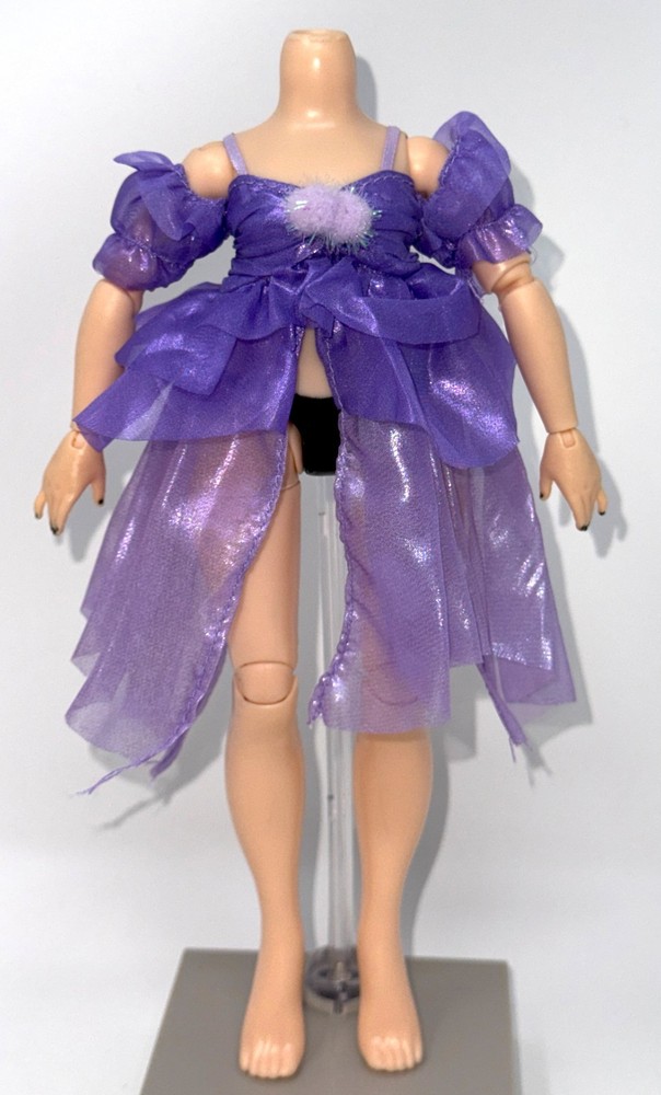 Rainbow High Shimmers Violet Willow Doll Outfit Top Flowing Purple Blouse Shirt
