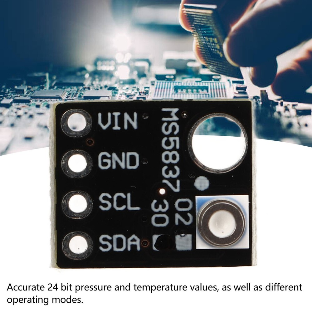 24 Bit Waterproof Pressure Sensor Module 0-30bar for Gas & Liquid
