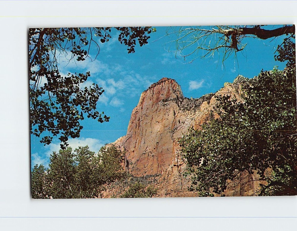 Postcard The Sentinel Zion National Park Utah USA
