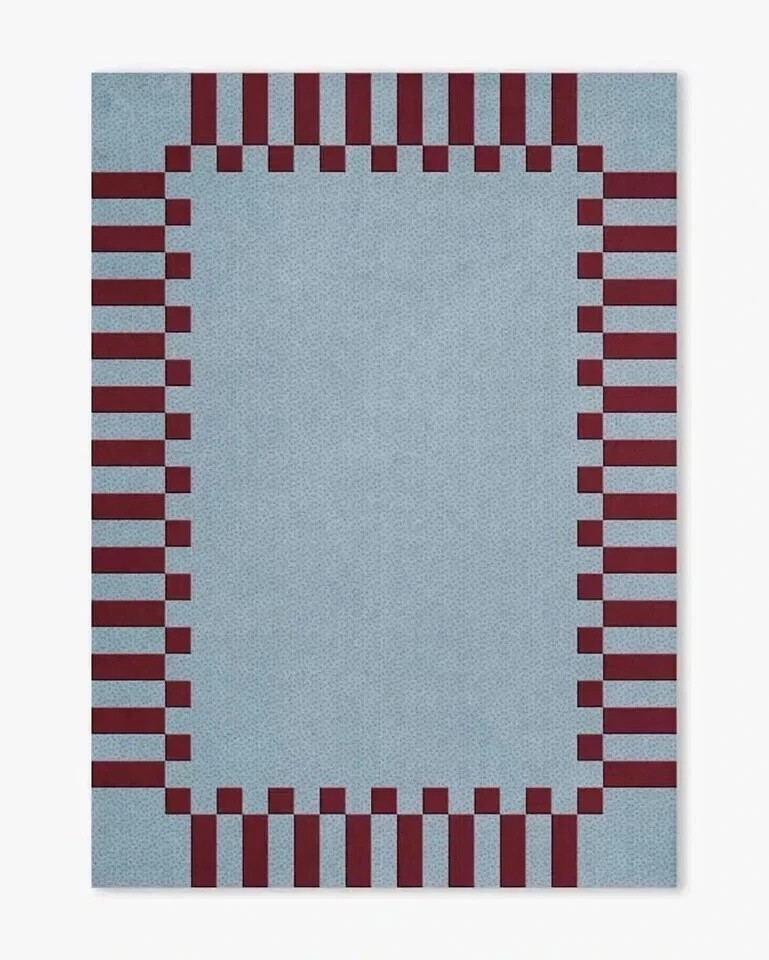 Hand Tufted Mulberry Sky Wool Rug Wool