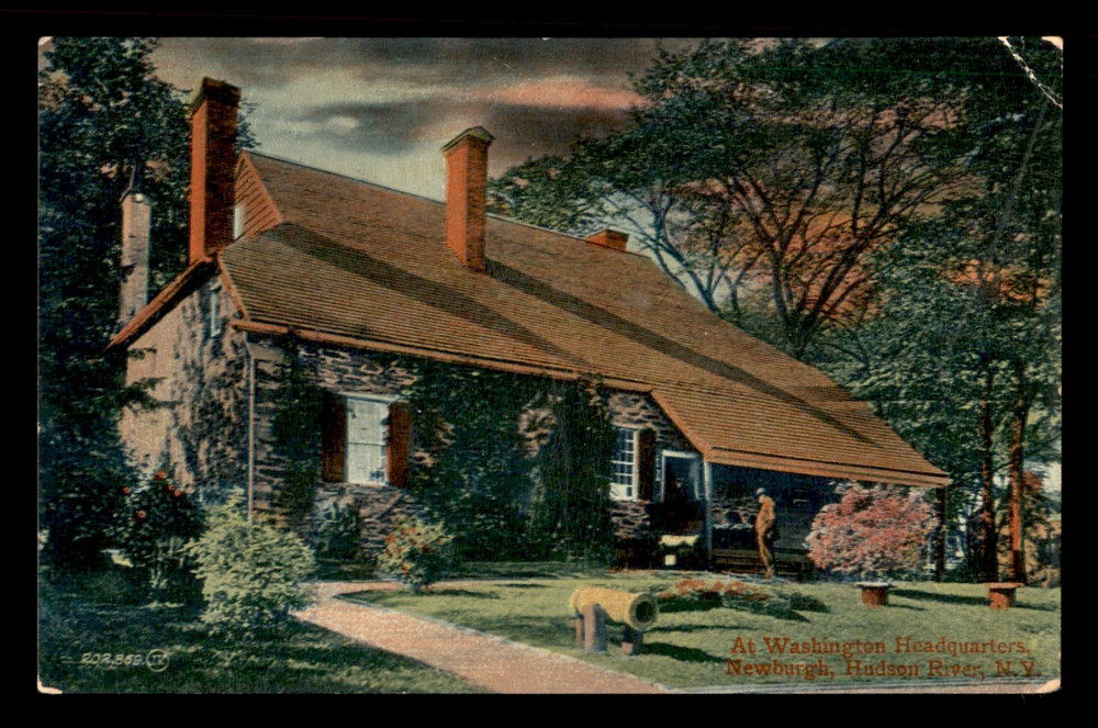 Washington Headquarters Newburgh Hudson River New York NY Postcard