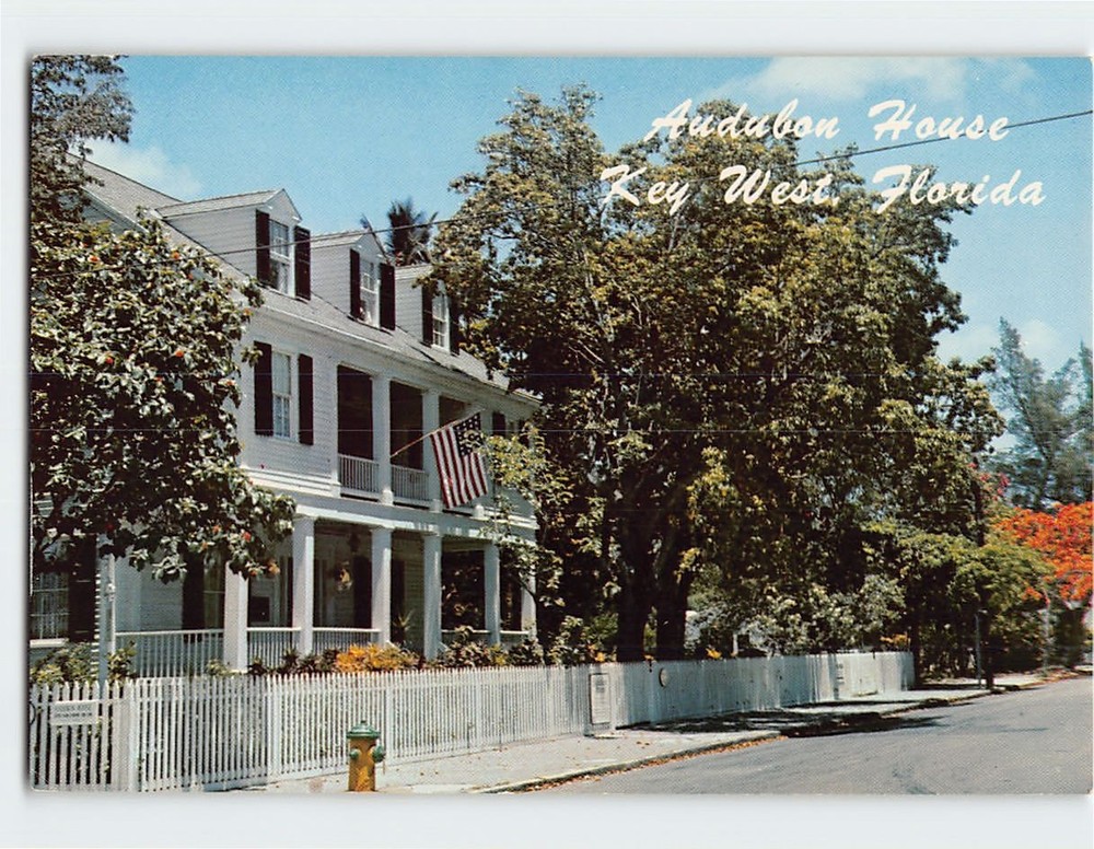 Postcard Audubon House Key West Florida USA