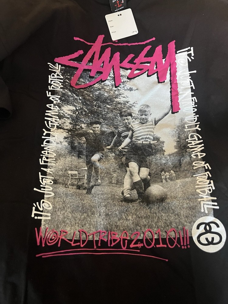 Vintage Stussy Graphic Tee 90s Streetwear Size Large