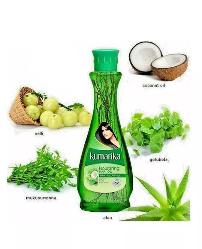 Kumarika Ayurvedic Hair Oil for Hair Fall Control 100ml Free Global Shipping