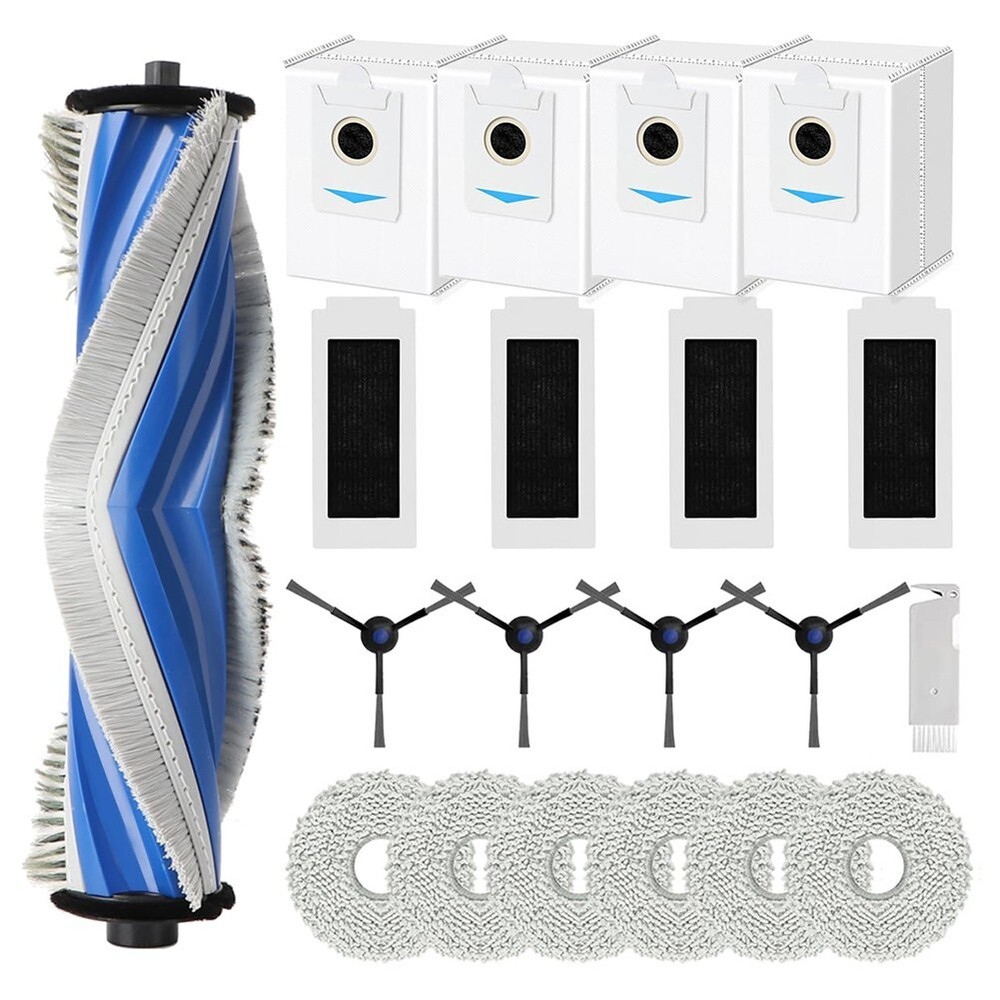 Ecovacs T30S & T30S Pro Replacement Side Brush Filter and Mop Cloth
