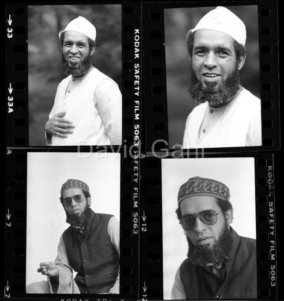 '78 Idris Muhammad Jazz Drummer Band Leader Original 35mm 4 Negative Lot C471