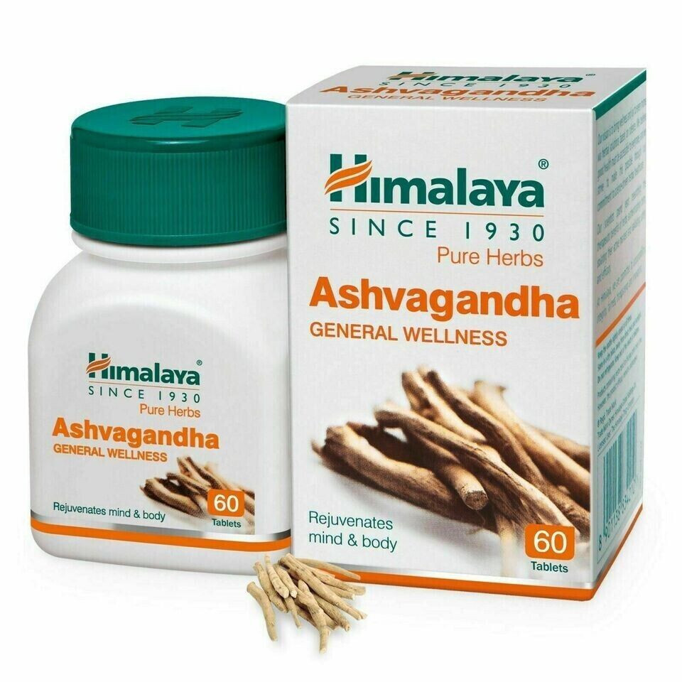Himalaya Pure Herbs Ashvagandha 60 Tablets