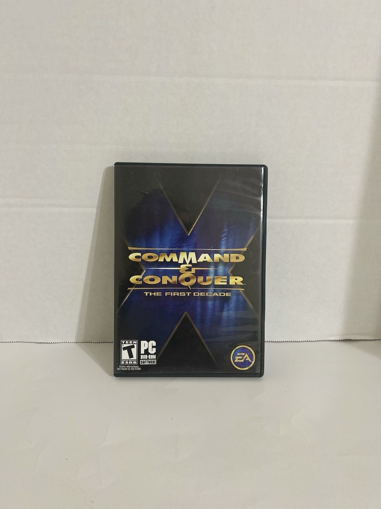 Command & Conquer: The First Decade PC Windows 2006 Complete w 1 Posters Inserts