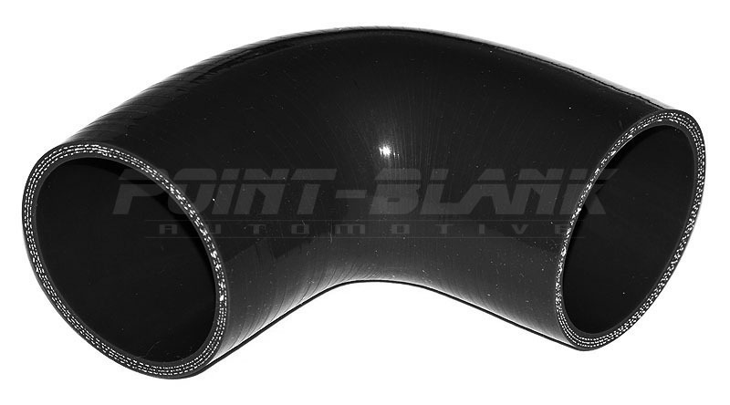 90-Degree 2.5-Inch Silicone Intercooler Coupler Turbo Hose