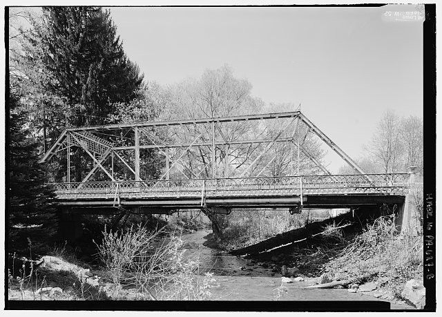 Photo:8. SOUTH ELEVATION. - Center Street Bridge, Spanning Conneat Creek,