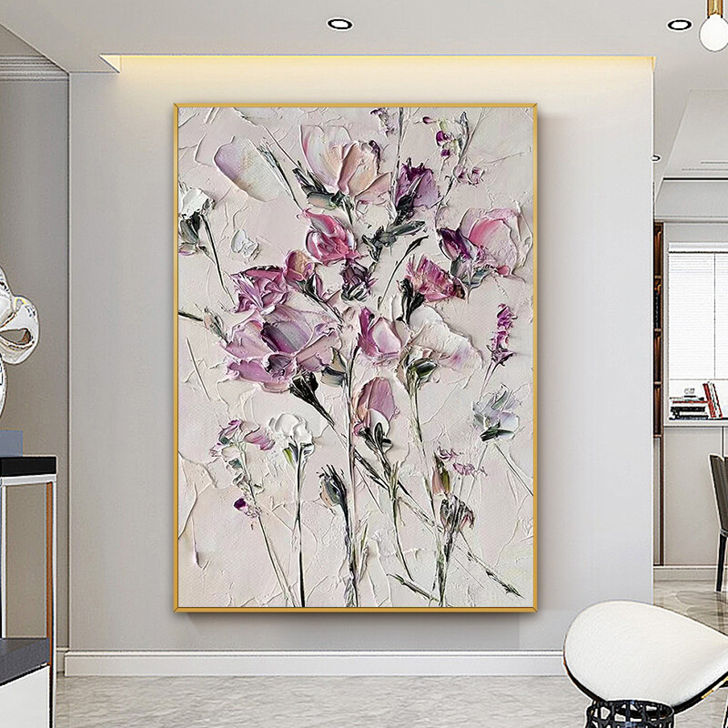 Hand-painted Oil Painting Living Room Wall Abstract Decorative Painting Thick