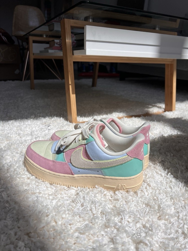 Nike Air Force 1 Pastel Easter Edition Women's Sneakers Size 7.5