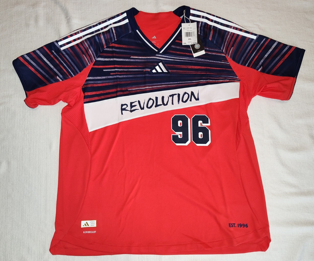 Adidas New England Revolution 25/26 Third Authentic Jersey Mens 2XL MLS JN7299