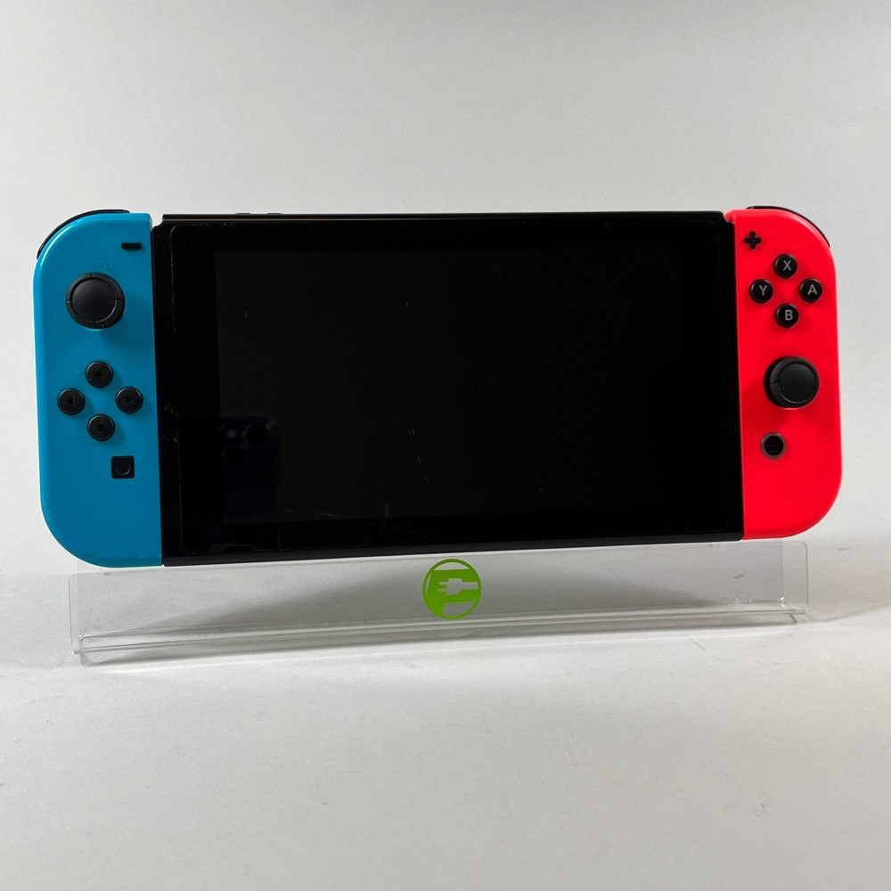Nintendo Switch v2 Video Game Console Only HAC-001(-01) Red/Blue