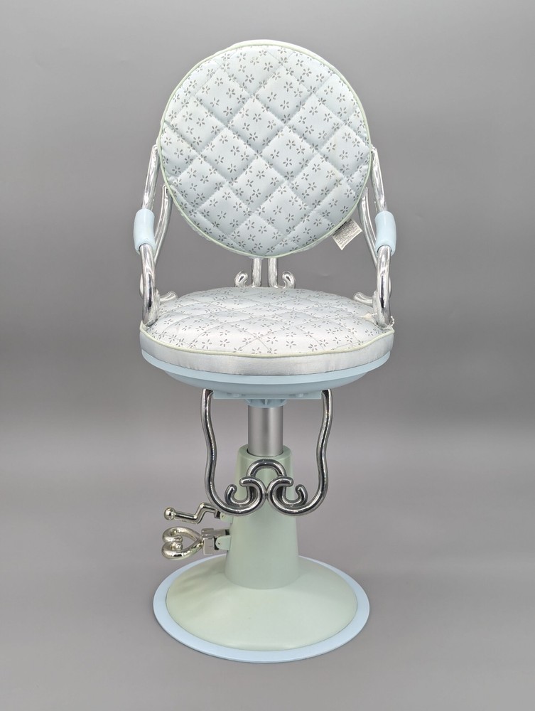 Battat Our Generation Blue Beauty Salon Shop Chair 18