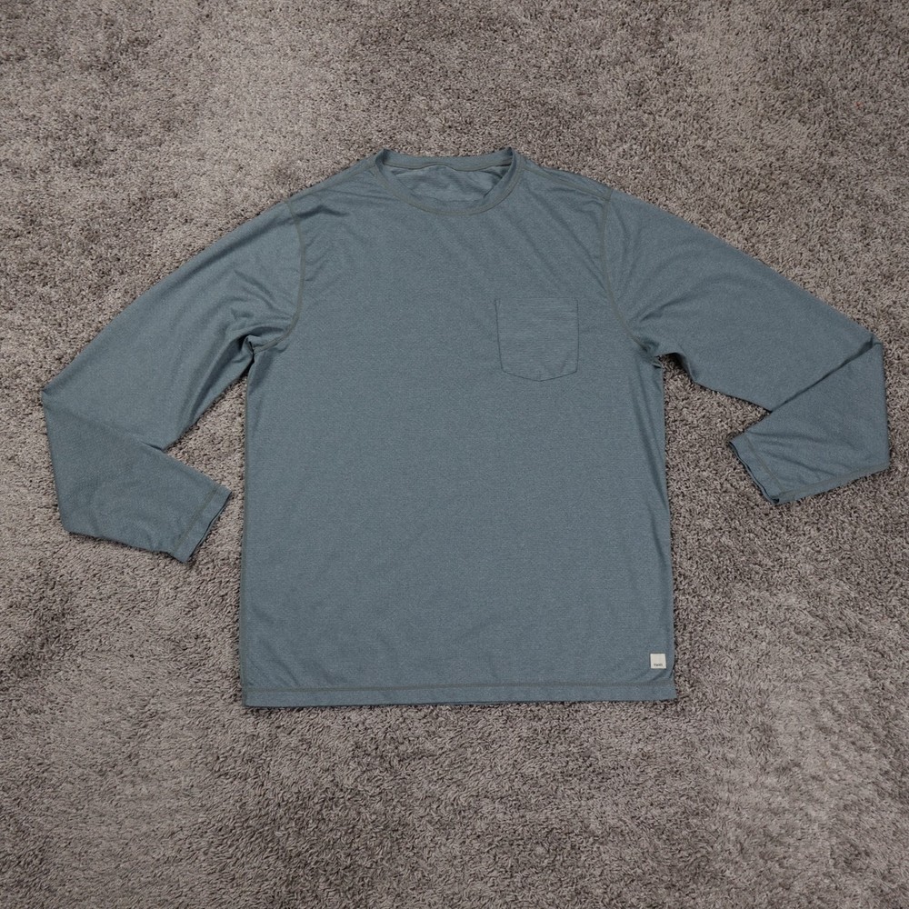 Vuori Shirt Mens Extra Large Long Sleeve Strato Tech Performance Gym Running