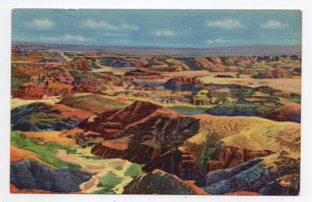 1940s? Linen - CLOSEOUT - Painted Desert - Arizona