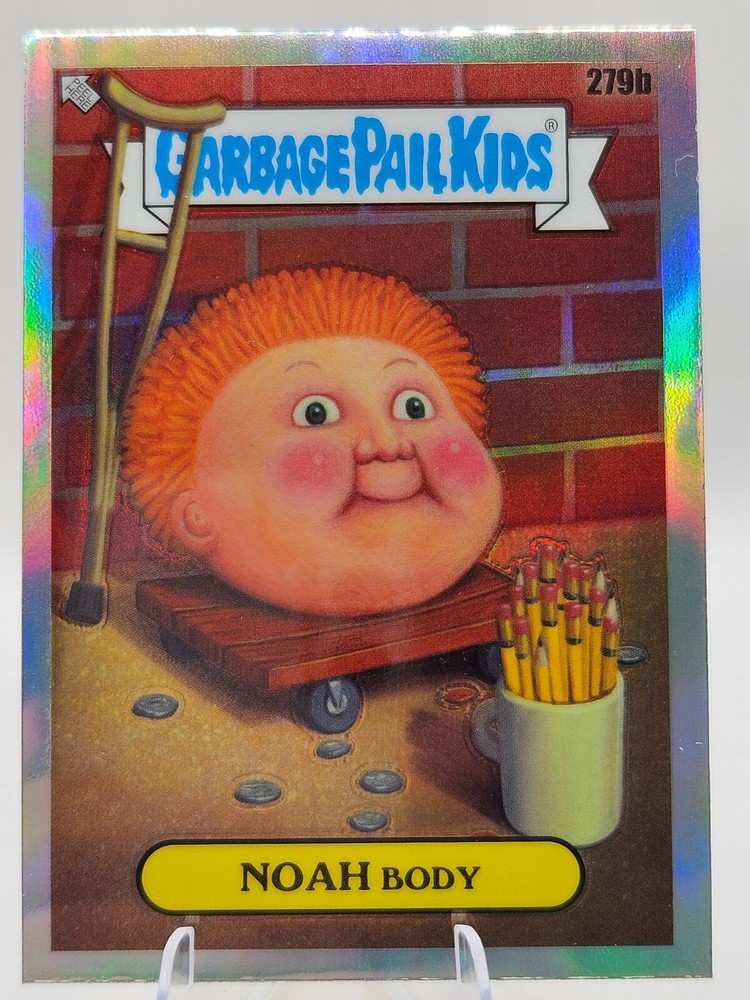 2024 Topps Chrome Garbage Pail Kids #279b Noah Body Refractor GPK Series 7 S7