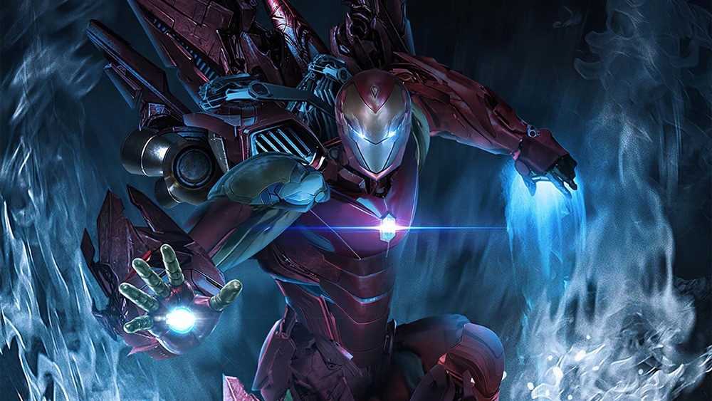 Iron Man Suit Metal Art Print Comics Poster 8in x 12in Lot Up