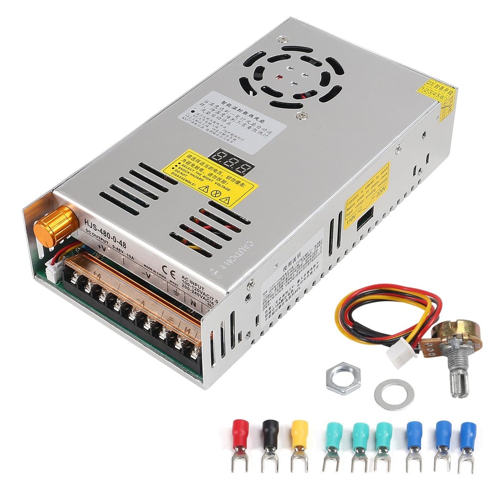 Adjustable DC Power Voltage Converter 48V Power Supply AC 110V-220V to DC 0-48V