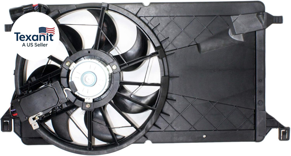 Cooling Fan Assembly Compatible with Mazda 3 2004-2009 Radiator Fan, 2.0L, 2.3L,