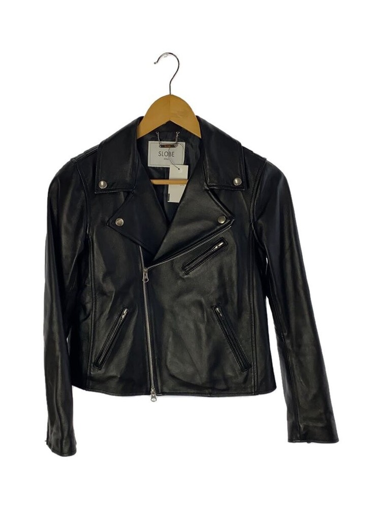 Slobe Iena Double Riders Jacket/36/Sheep Leather/Blk/Plain/17-011-912-7000-1-0//
