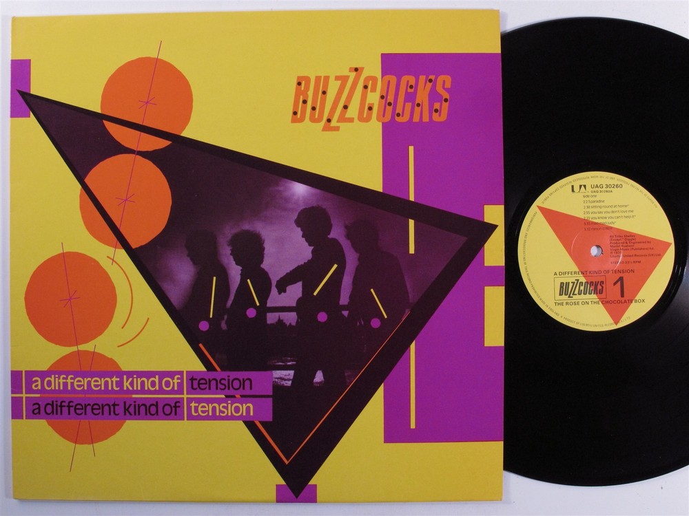 BUZZCOCKS A Different Kind Of Tension UNITED ARTISTS LP uk f