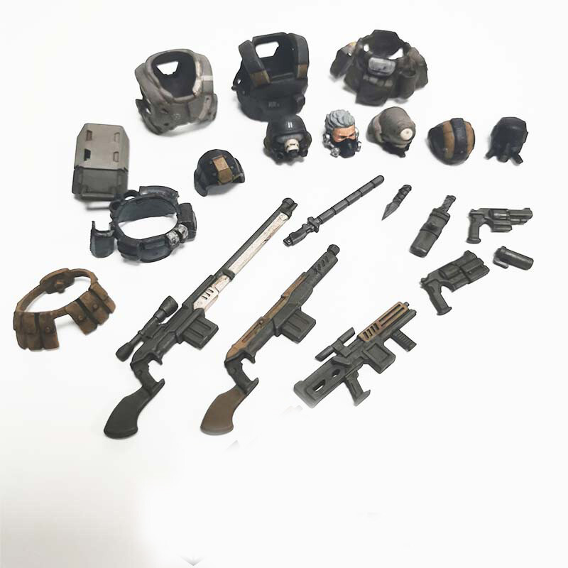 Acid Rain World Fav-A44 &A45 Equip Kit Apply To 1/18 Scale 3.75″ Figures Diy Kit-image