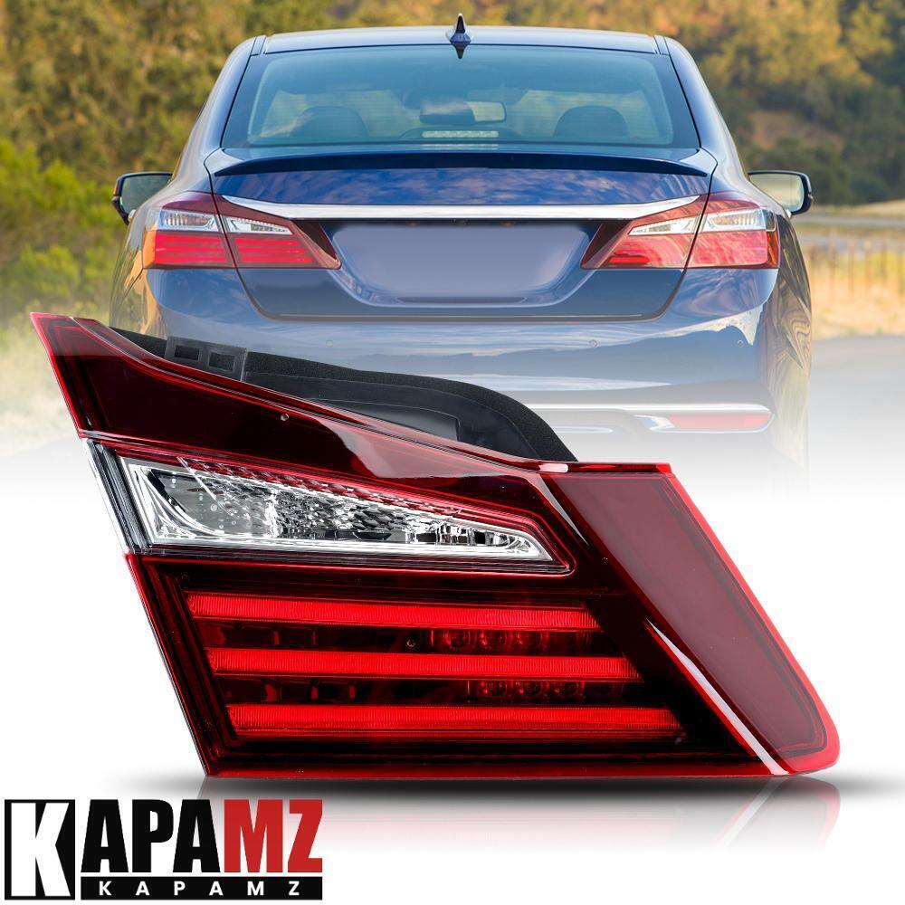 Driver Left Inner Tail Lights For 2016-2017 Honda Accord Rear Brake Tail Light