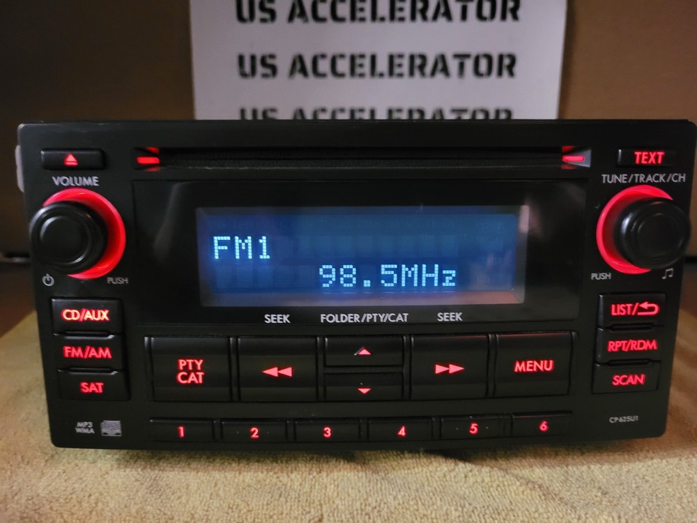 SUBARU FORESTER 2011 OEM AM FM CD AUX BLUETOOTH RADIO 86201SC620