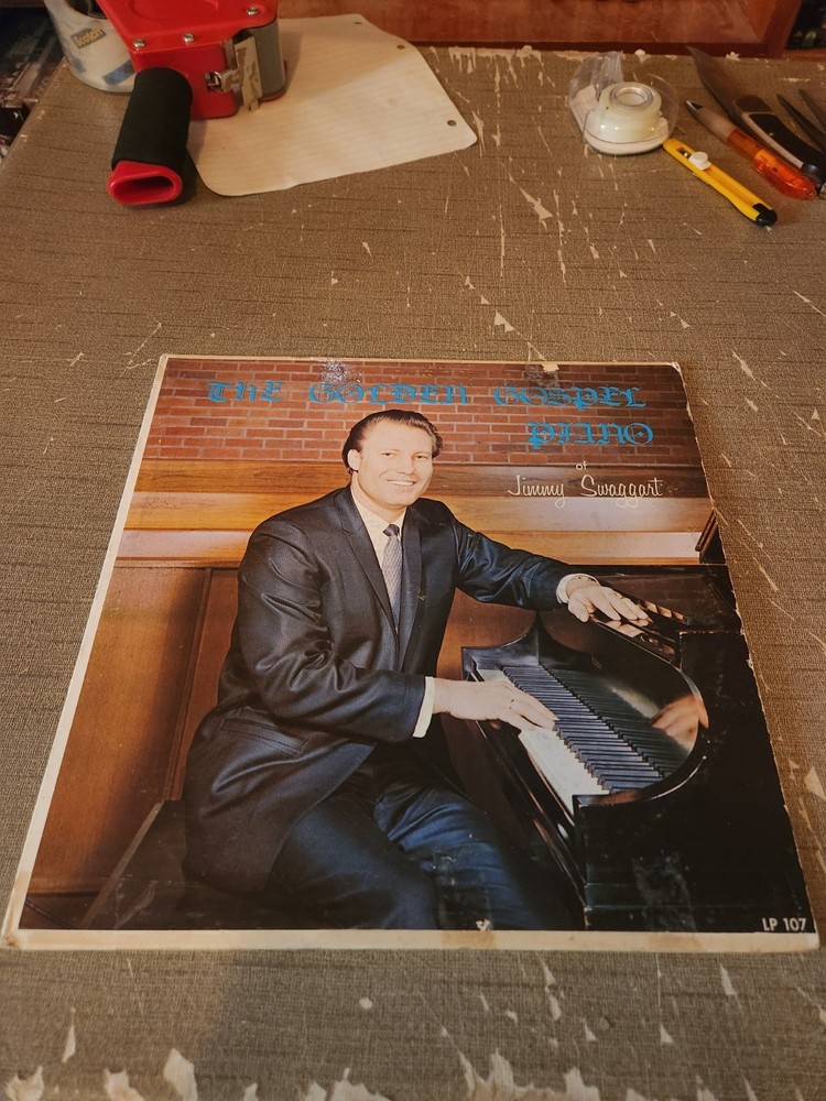THE GOLDEN GOSPEL PIANO OF JIMMY SWAGGART LP 12