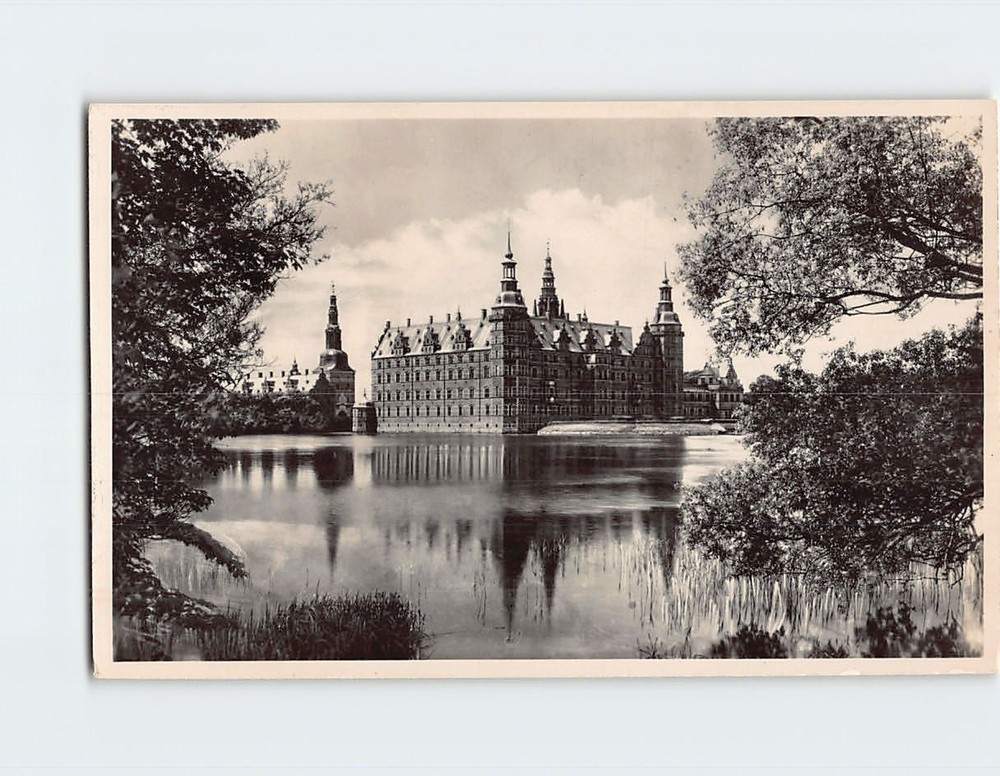 Postcard Frederiksborg Castle in Hillerød Denmark